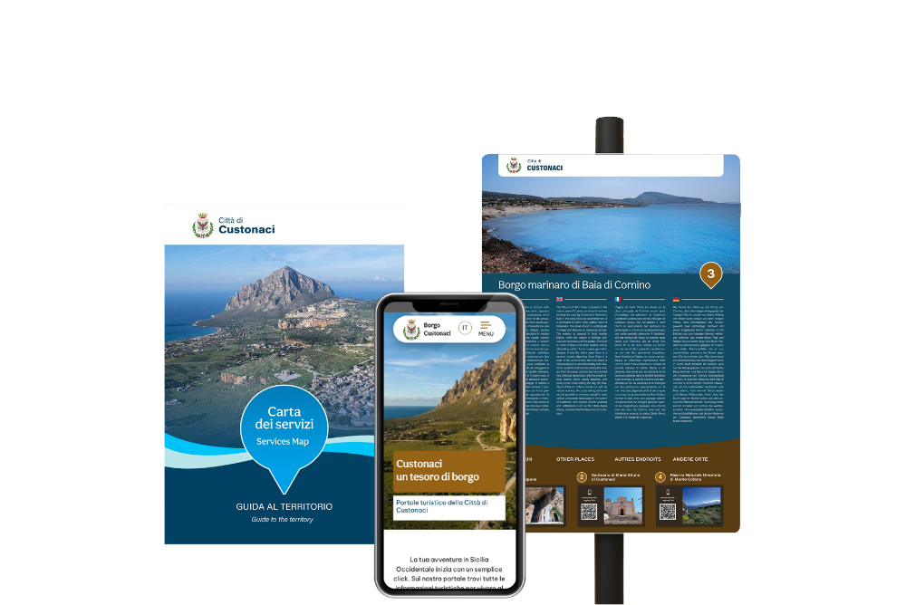 Borgo Custonaci - Progetto turistico con portale online, Carta dei Servizi e Pannelli informativi