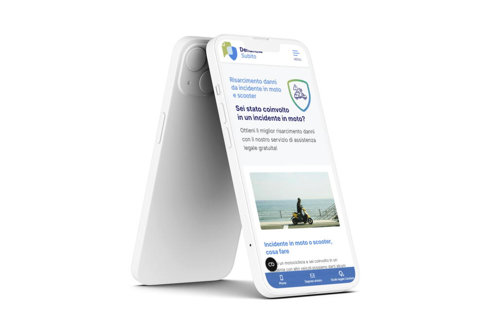 Denuncia Subito - Assistenza legale per risarcimento danni da sinistri stradali